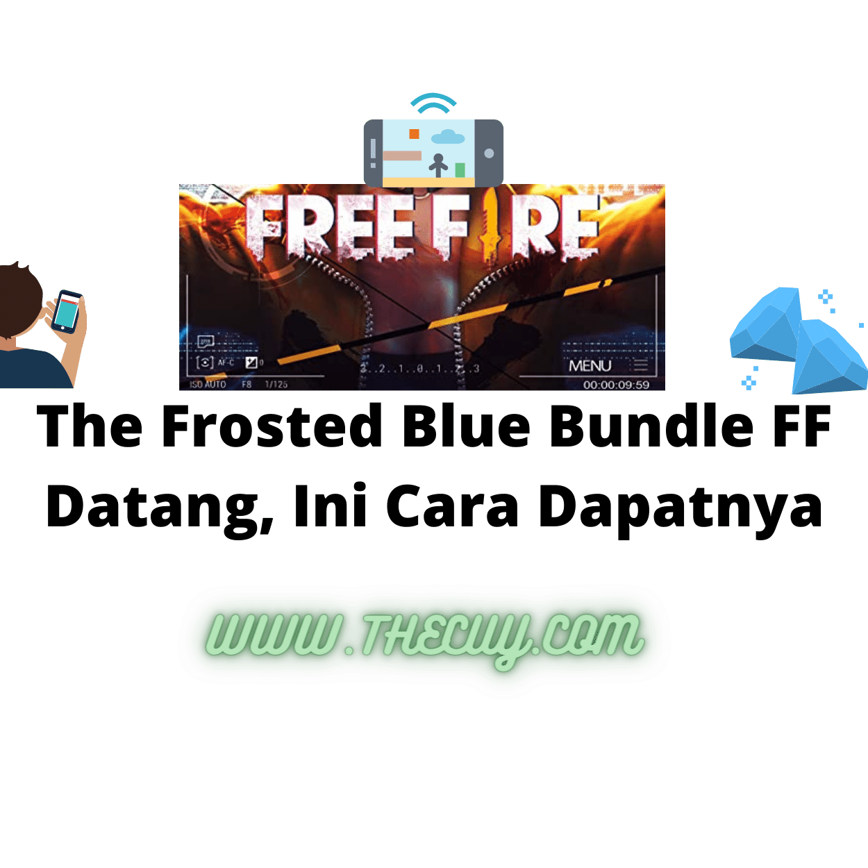 The Frosted Blue Bundle FF Datang, Ini Cara Dapatnya