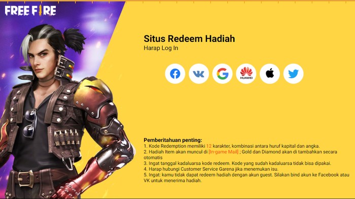 Situs Kode Redeem