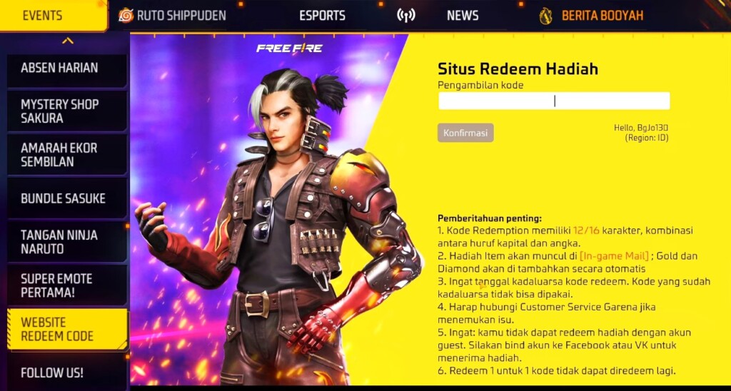 Kode Redeem FF Hari Ini 25 Juni 2025, Klaim Sebelum Habis!