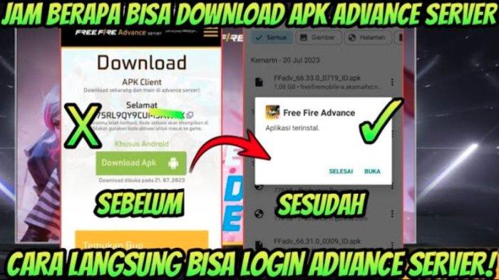 Download APK Client FF Advance Server Terbaru Juli 2025