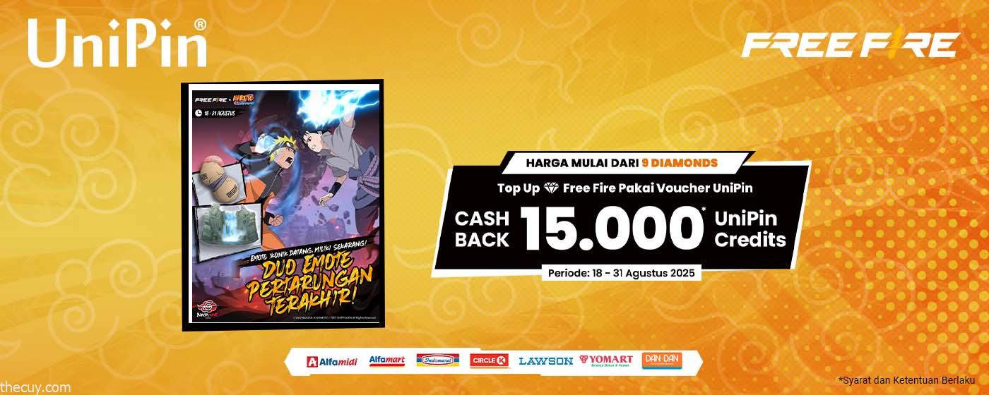 Cara Mendapatkan Emote Eksklusif Pertempuran Naruto vs Sasuke di Free Fire