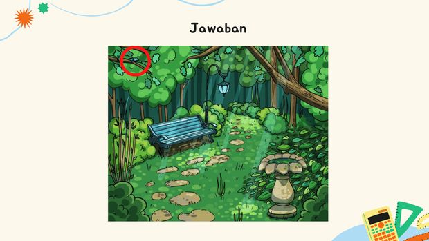 Ada beberapa objek yang tersembunyi pada teka-teki ini. Jika, kamu punya mata yang jeli pasti mudah menemukannya!