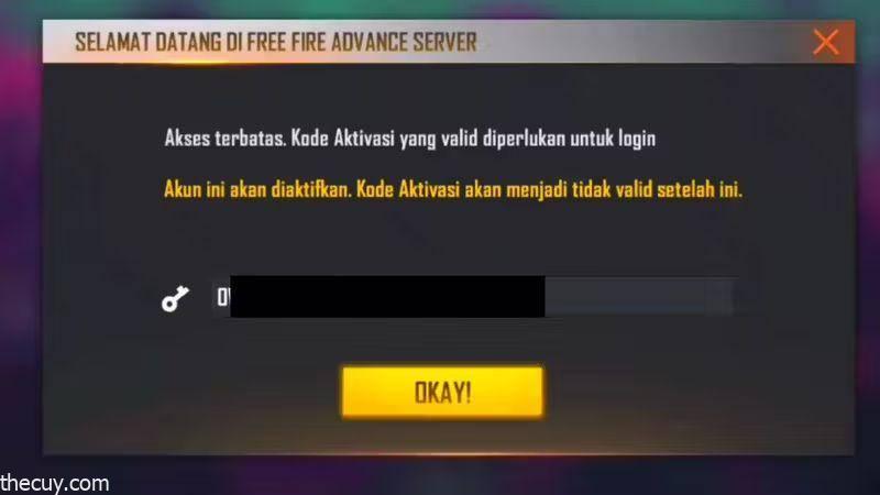 Cara Mendapatkan Kode Aktivasi FF Advance Oktober 2025