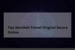 Tips Membeli Ponsel Original Secara Online - TheCuy