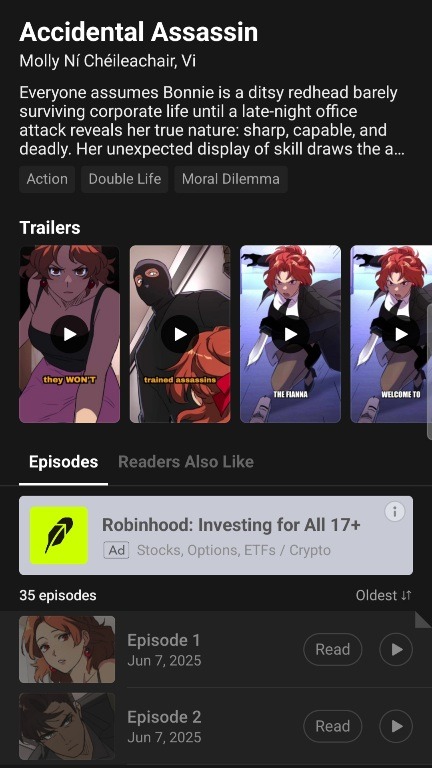 WEBTOON Video Episodes
