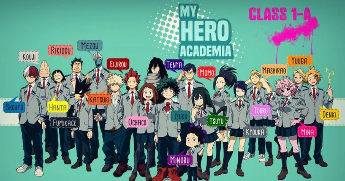 my hero academia class 1 a