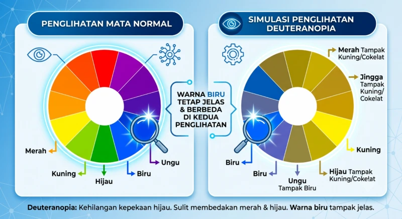Apakah Logo Biru Facebook Karena Zuckerberg Buta Warna?