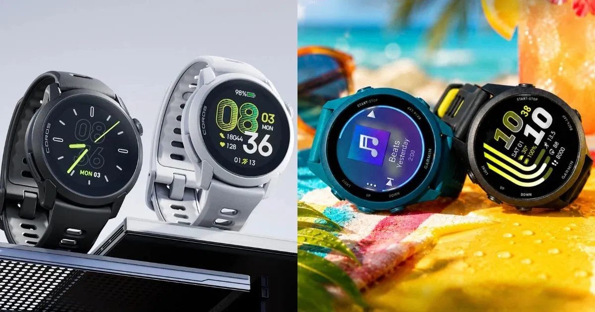 Harga Coros Pace 4 vs Garmin Forerunner 170