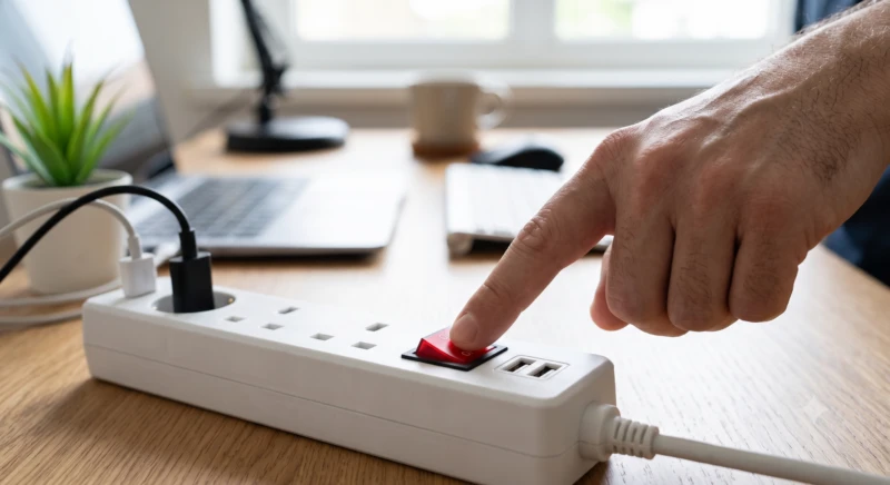 Practical tips to save energy by turning off external stop‑contact connectors that increase electricity bills