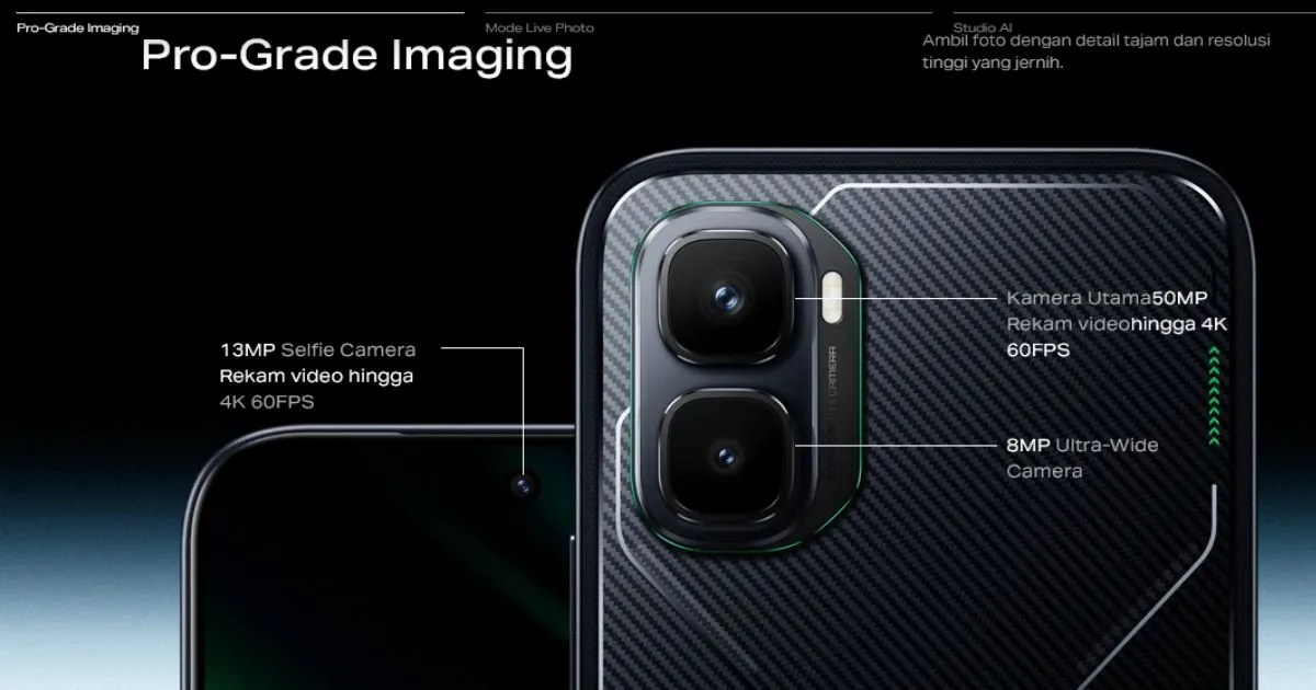Kamera Infinix GT 50 Pro