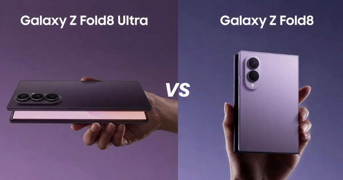 Samsung Galaxy Z Fold8 Ultra vs Galaxy Z Fold8s