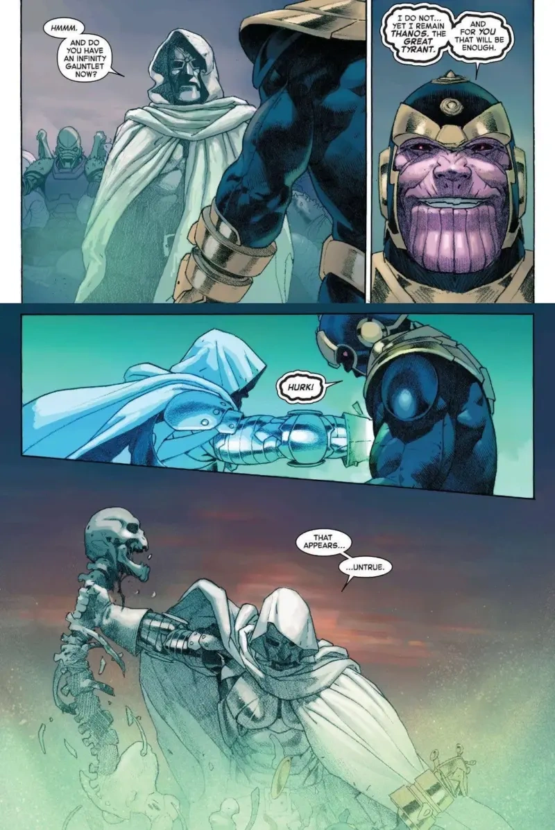 Plot Twist Gila! Ini Alasan Doctor Doom Lebih Kuat dari Thor di Avengers Doomsday 2 doctor doom bunuh thanos