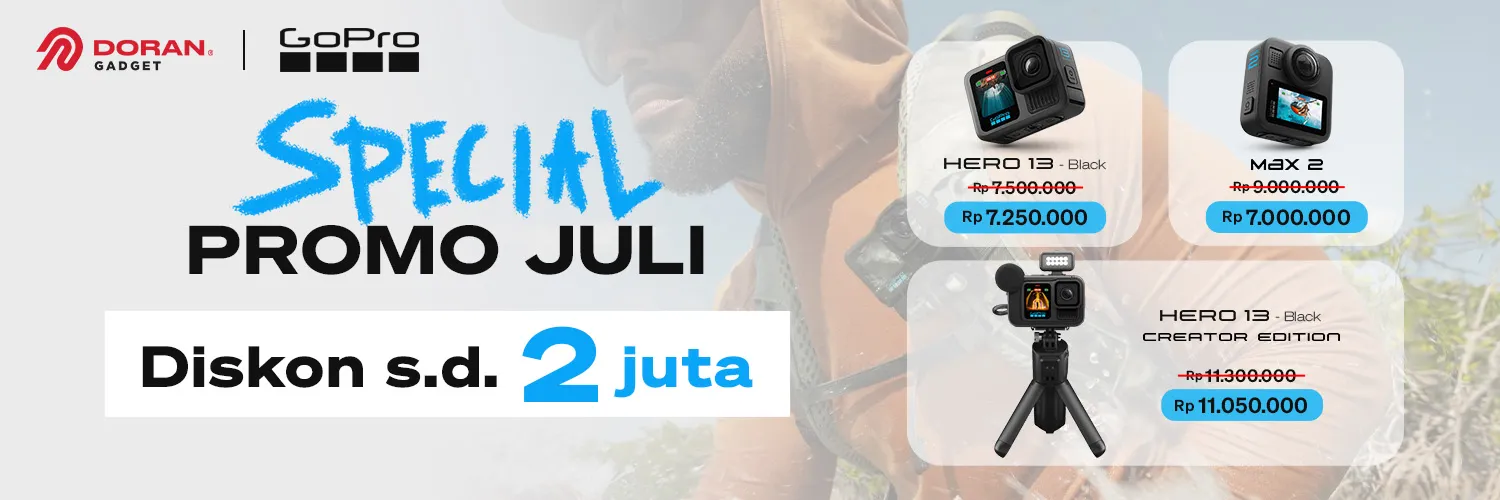 Promo spesial GoPro Juli 2026 - 1500 x 500