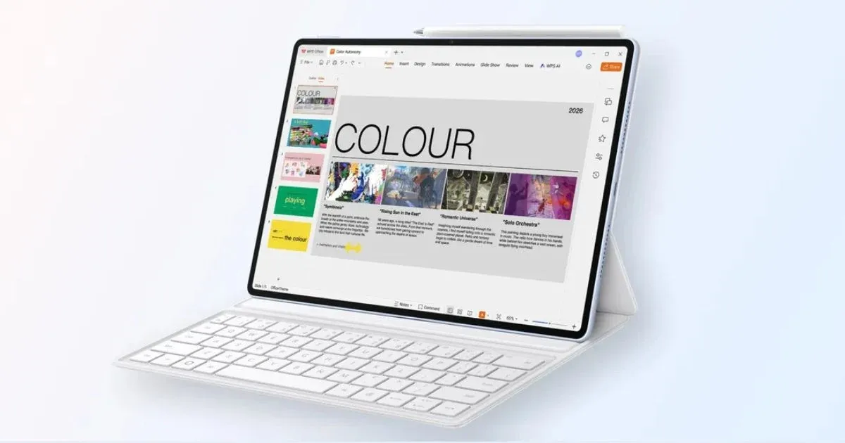 Desain Huawei MatePad Air (2026)
