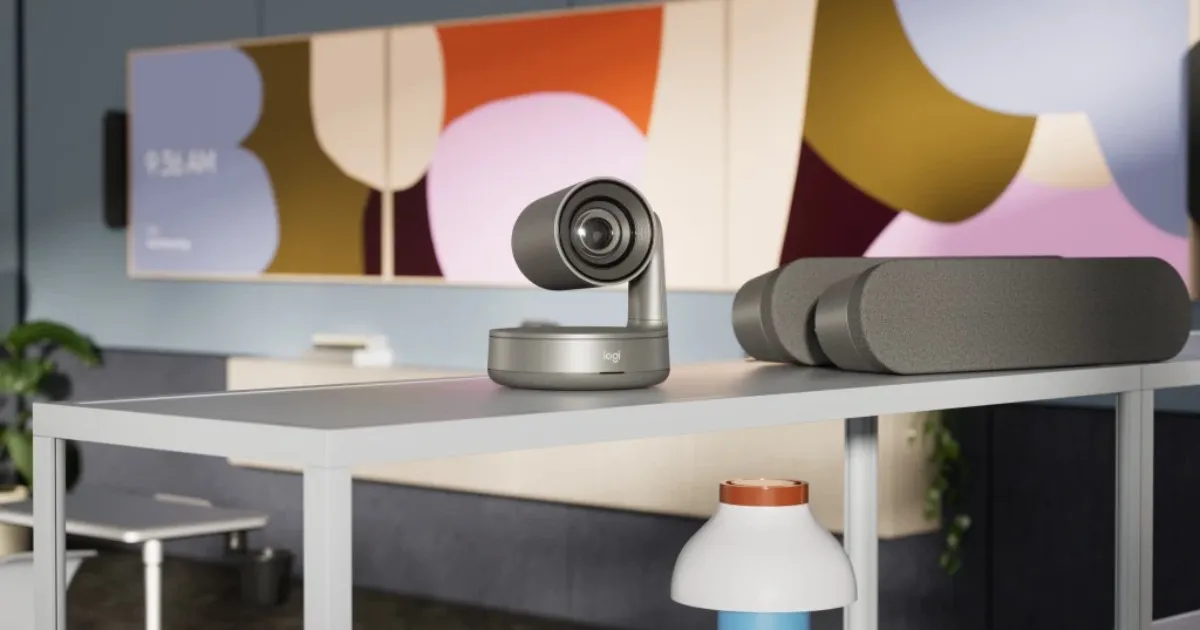 Logitech Rally Plus Video Conference - Direkomendasikan untuk Ruangan Besar