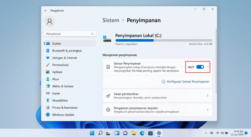Cara Mengatasi Local Disk C Penuh
