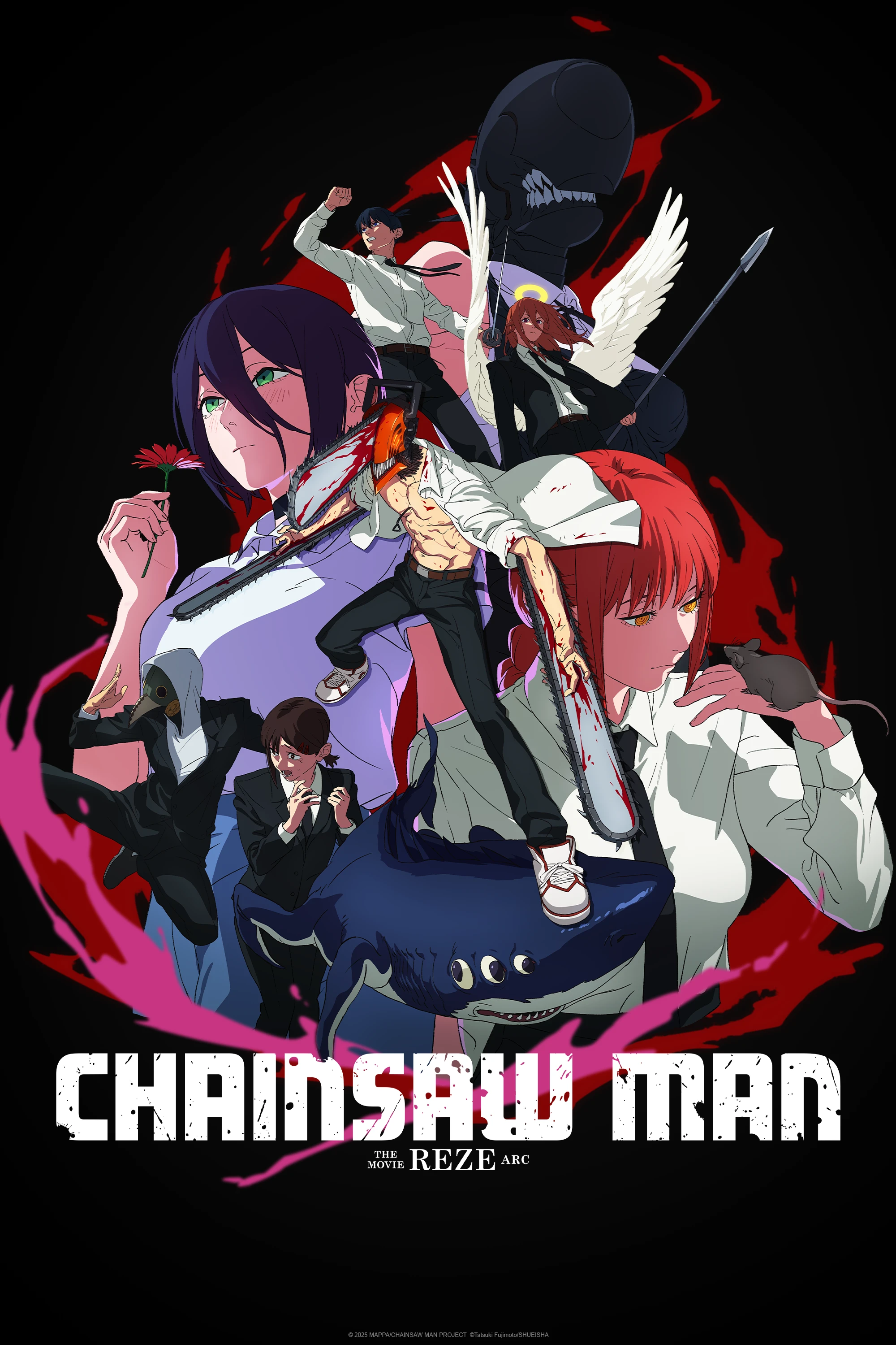 Chainsaw Man Reze arc streaming on Crunchyroll anime visual