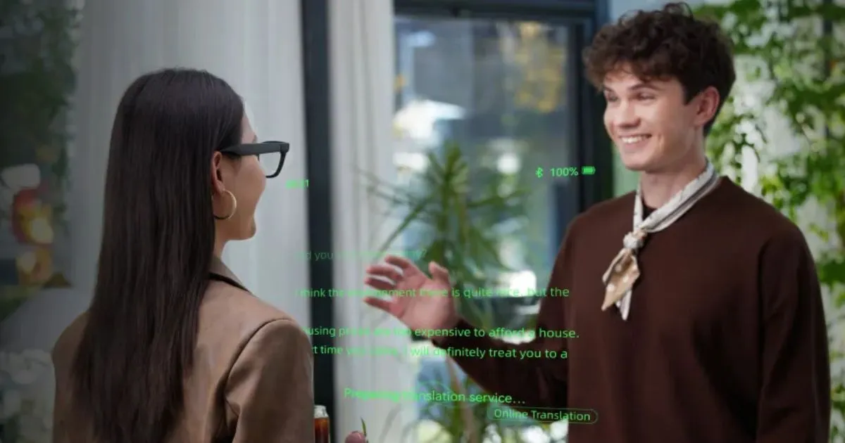 Rokid AI Glasses - Real-Time Translation on Lenses