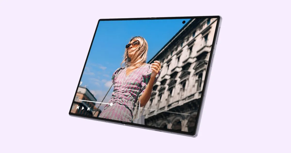 Layar Samsung Galaxy Z Fold 8