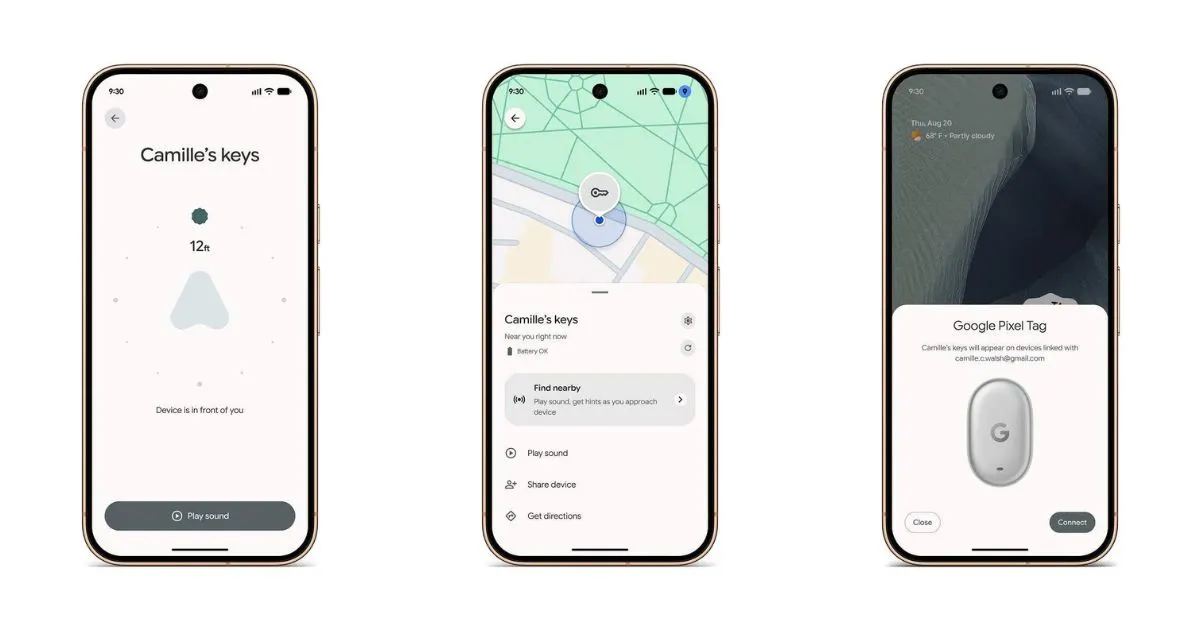 Google Pixel Tag features