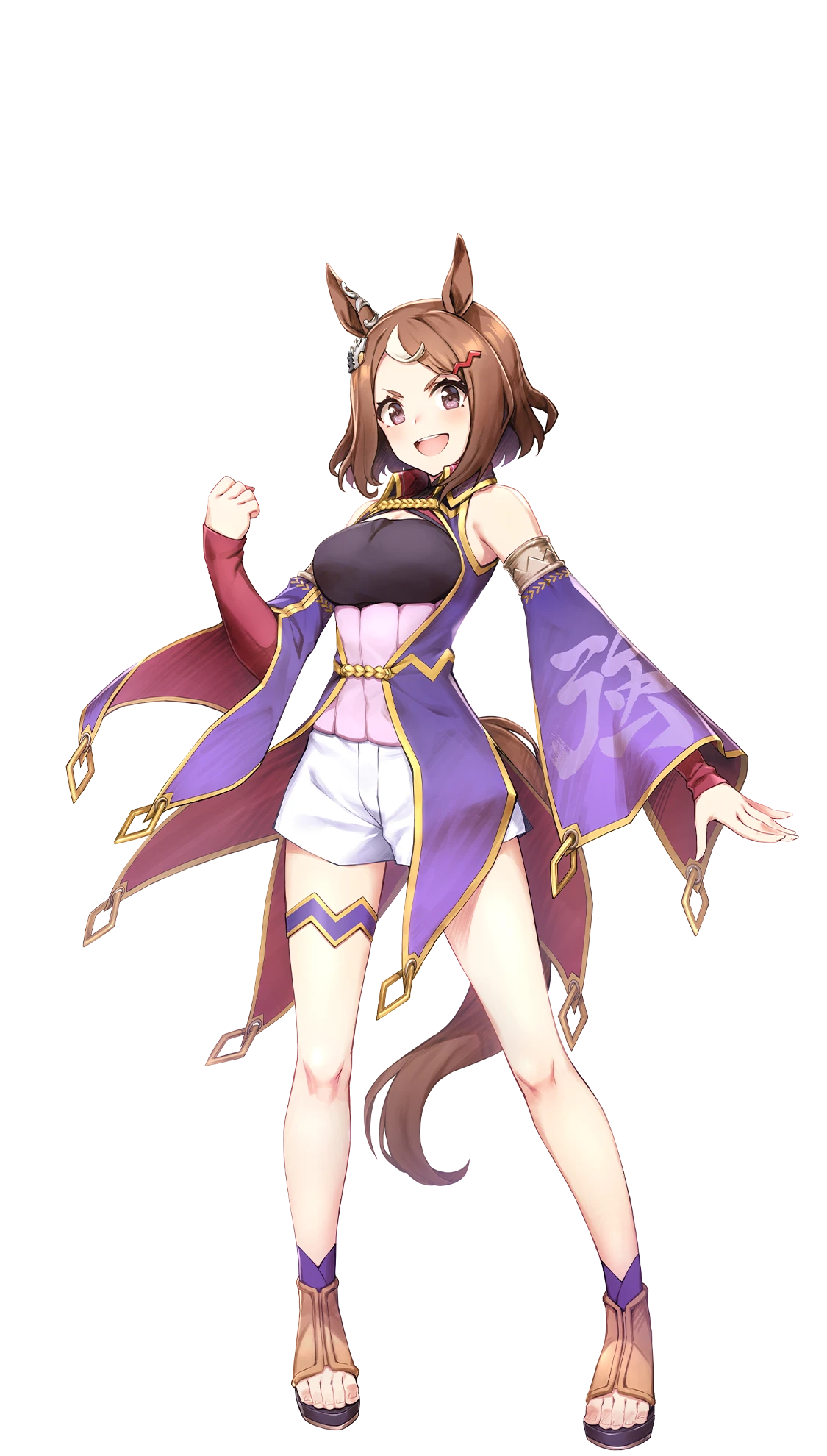 Concept art illustration for Umamusume's Tsurumaru Tsuyoshi