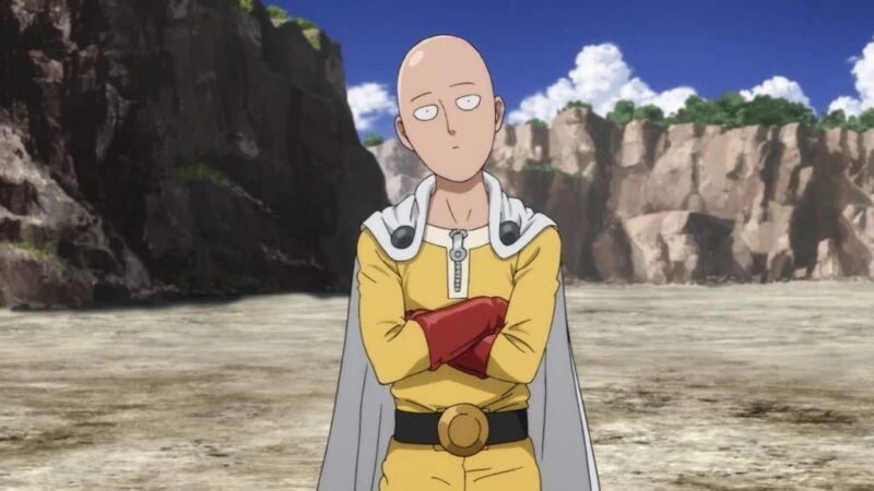 10 Anime dengan MC yang Terlihat Lemah, Ternyata Punya Kekuatan Luar Biasa 8 One Punch Man