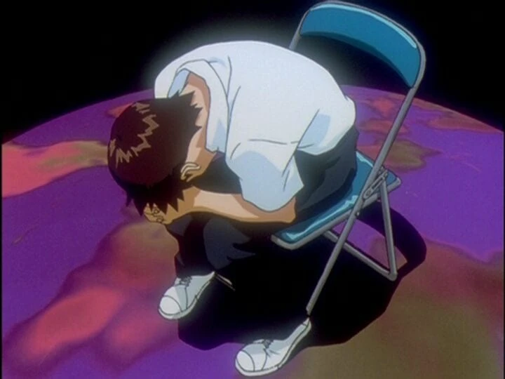 Sad Anime Boy Character