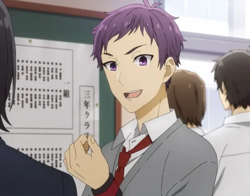 Sad Anime Boy Character