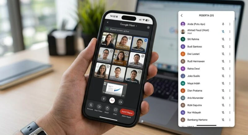 Cara Mengganti Nama di Google Meet di HP dan PC