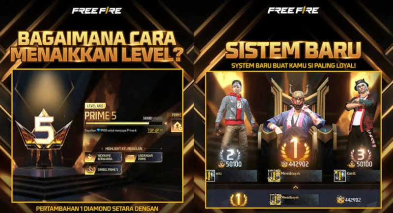 Memeriksa Prime FF di Free Fire