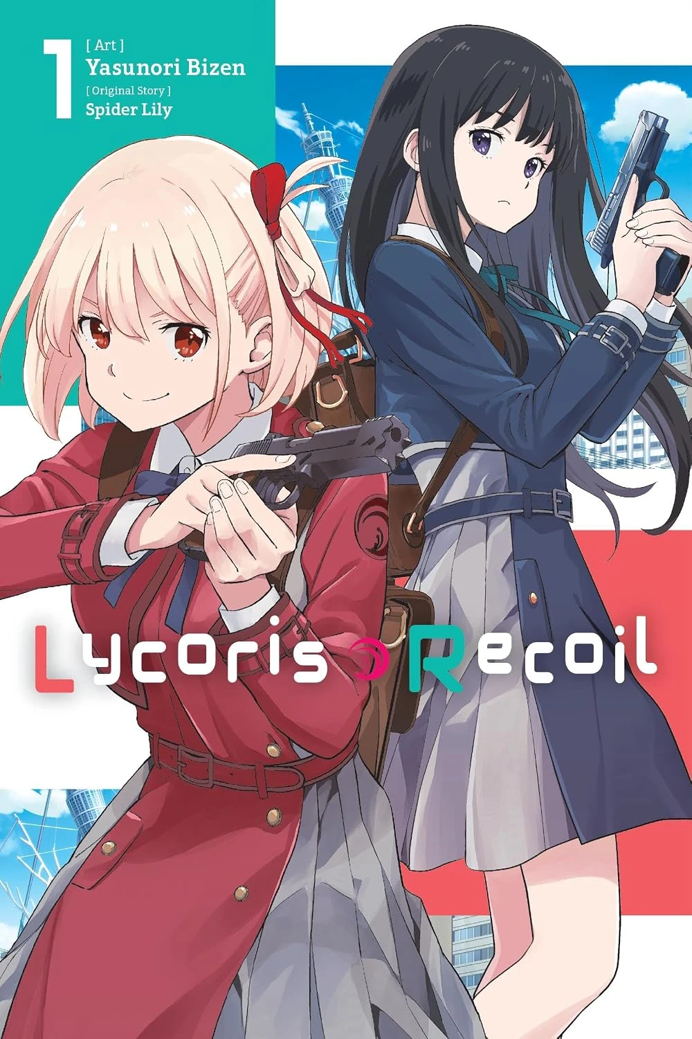 Lycoris Recoil manga - volume 1 cover