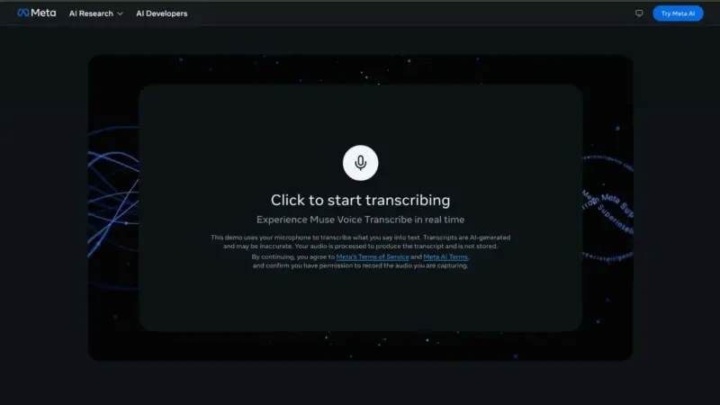 Meta Rilis Muse Voice Transcribe, Bisa Ubah Suara ke Teks Real-time