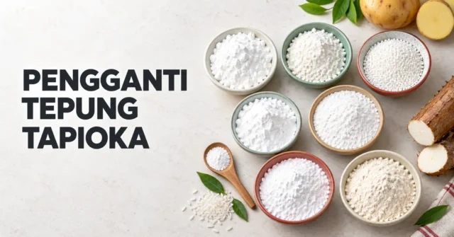 Mencari pengganti tepung tapioka? Temukan 7 pilihan terbaik beserta takaran dan kegunaannya untuk saus, makanan goreng, kue, cilok, dan pempek.