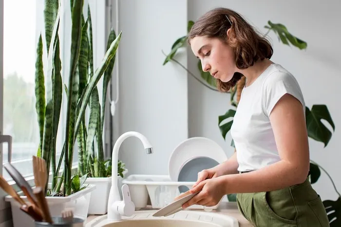Mencuci piring bisa jadi ritual mindfulness buat sebagian orang, lho, Thecuy. Mereka menemukan rutinitas ini sebagai hal yang bisa membuat mereka tenang dan hidup di masa kini.