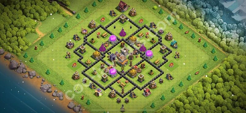 Base CoC TH 8 Paling Kuat untuk Pertahanan Anti Bintang 3 2 Base CoC TH 8 Paling Kuat untuk Pertahanan Anti Bintang 3