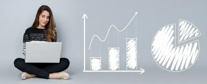 Profesional mengolah data penjualan menjadi laporan yang membantu pengambilan keputusan