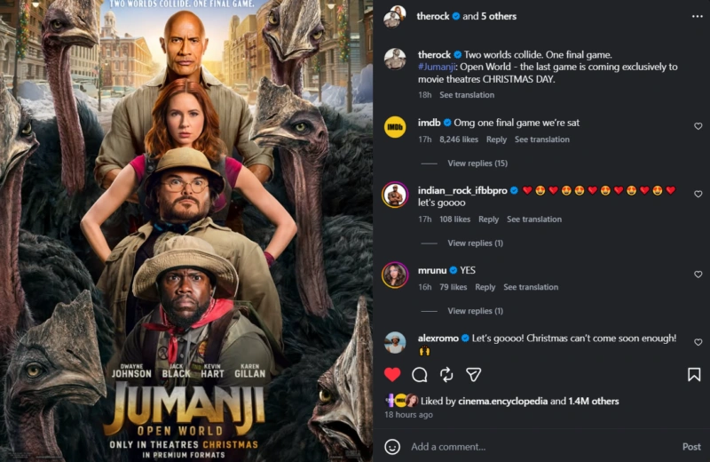 Jumanji: Open World jadi Penutup Trilogi, Dwayne Johnson dkk Siap Bikin Kacau Dunia Nyata 2 Jumanji: Open World poster