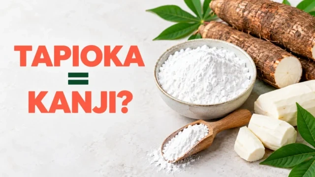 tepung tapioka sama dengan tepung kanji